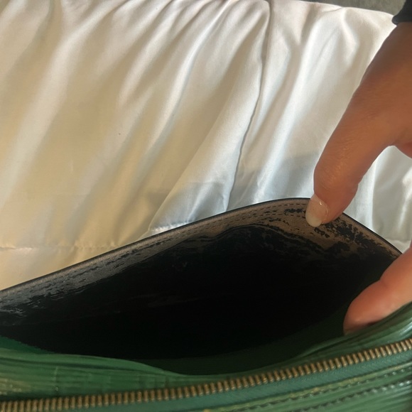 Dark Green original authentic LV purse - Picture 7 of 13